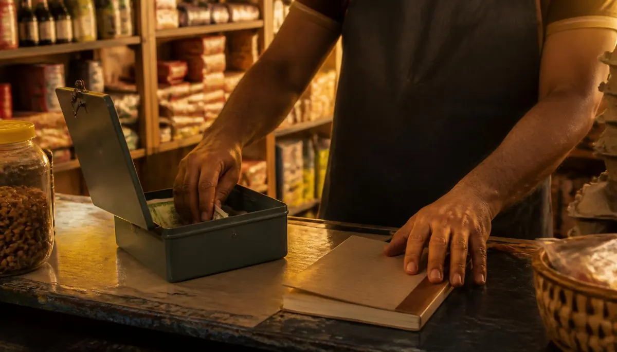 Cierre de caja al final del día
